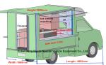 Custom Color JAC Mobile Kitchen Truck , Street Mobile Fast Food Van