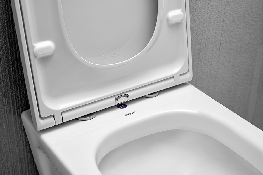 Watermark Wall Hung Toilet 530x364x345mm Portable Lavatory Sanitary Ware Bathroom