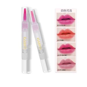 Wholesale Eco Healthy Tattoo Ink Lipstick Lip Gloss Crystal Temperature Change Long Lasting Moisture Flowers Gold Foil Color from china suppliers