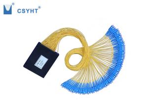 Wholesale 1260 - 1650nm Passive Fiber Optic Splitter , 64 Way Fiber Optic Beam Splitter from china suppliers