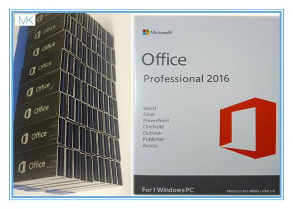 Quality OEM Microsoft Office Professional Plus 2016 Key , Windows Office Pro 2016 USB Flash Englsih for sale