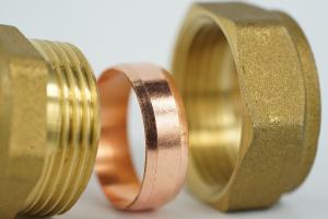 Wholesale Copper Core Forged Brass Pipe Fittings Compression Pipe Cap BS864-2 Standard from china suppliers