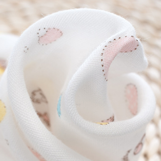 Soft, gauze absorbent towel, cotton handkerchief