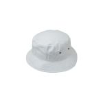 2 Inch Brim Cotton Bucket Hat , Adjustable Short Brim Fishing Cap Woven Label