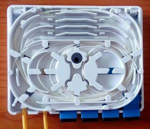 Wholesale 4 Fiber Fiber Optic Termination Box , Network Termination Box For Fiber from china suppliers