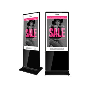 Wholesale 55 65 75inch Interactive Android System Vertical Floor Stand Indoor Hotel Digital Signage from china suppliers