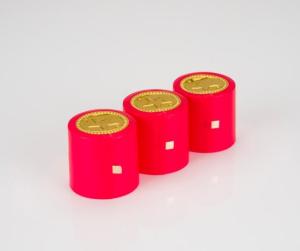 Wholesale pvc heat shrink cap seal for wine bottle, pvc shrink capsules PVC wine caps for red wine bottle in red color from china suppliers