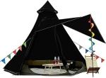 12'x10'x8'Dome Camping Tent 5-6 Person 4 Season Double Layers Waterproof Anti-UV