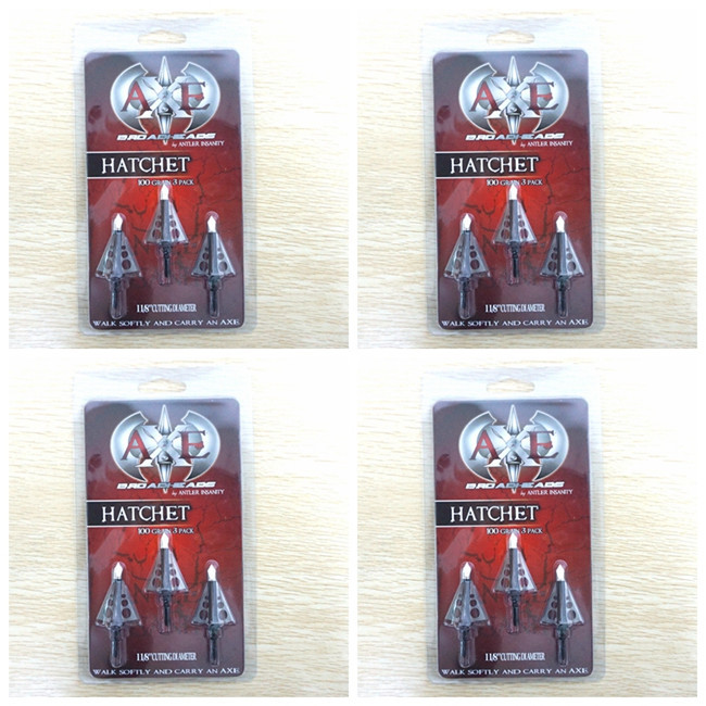 Spintite Crimson 100 Grain Expandable Broadheads And Field Points 3blade