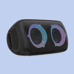 Black 4ω Impedance Bluetooth Speaker For Outdoor Party Entertainment Karaoke