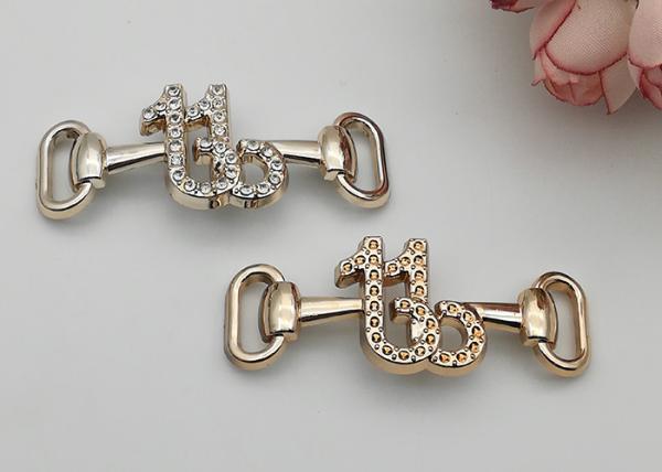 Fashionable Style Plastic Shoe Buckles For Different Styles Shoes , Abrasion