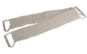 Wholesale SBP-7 Natural Sisal Bath Back Scrubber Strap With Wooden Handle from china suppliers