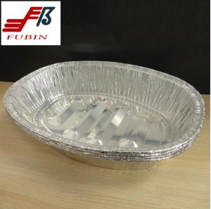 Wholesale Outdoor Oval Roasting Pans 475x335x93mm High Temperature from china suppliers
