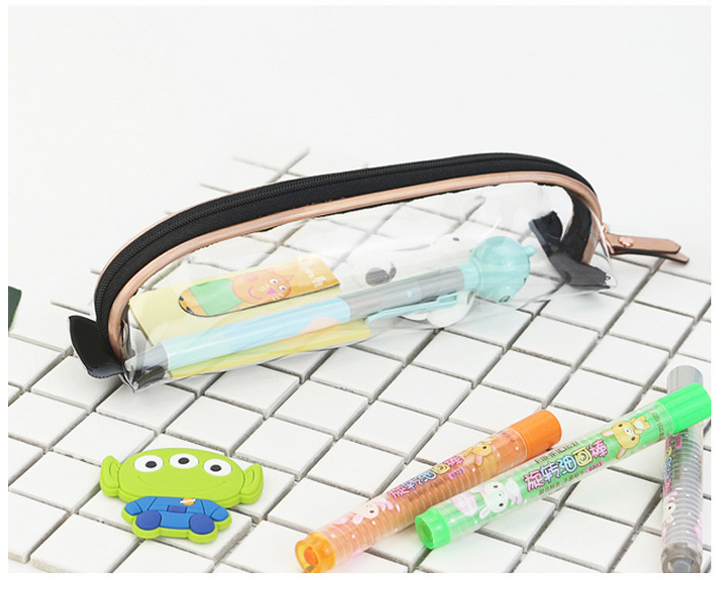 Eco-Friendly Waterproof Transparent Large Capacity Makeup Brush PVC Bag