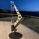 Outdoor Patio Heater Portable Wood Pellet Stove For Sustainable Heating