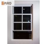 Aluminum Double Hung Windows , Sliding Sash Windows Customized Grills