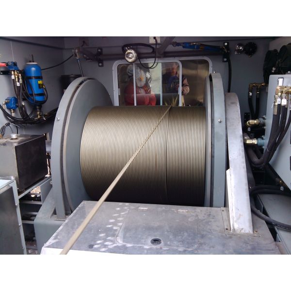 Custom Offshore Deep Well Logging Truck Winch Oil Winch For Oil Fields Logging