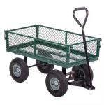 Steel Outdoor Wagon Cart Carrying Tools And Groceries Foldable Beach Trolley
