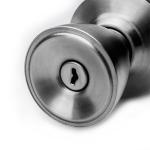 Stainless Steel SS 201 Material Spherical Lock / Lock Knob For Bathroom Security