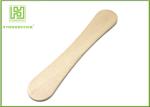 Different Size Wooden Popsicle Sticks / Wooden Ice Cream Spoons With Hot Stamp