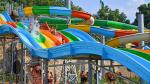 OEM Outdoor Water Game Park Fiberglass Tube Water Slide for Kids