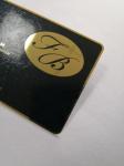 Glossy Etching Stainless Steel 0.3mm Metal Business Cards