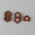 WW2 military British German soldier mini figure accessories helmet medical