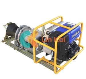 Wholesale Heavy Duty Lifting Shaft Driven Petrol Engine Winch With Detachable Drum from china suppliers