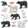 Buy cheap Black Bear Polar Bear Life Cycle Figure Model Toy For Boys Girls Kids from wholesalers