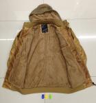 559 Men's hoody pu jacket coat