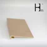 Golden Yellow Anti Fade Brass Pen Clip SGS Certification