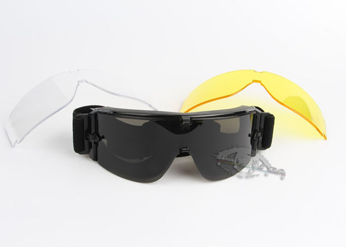 PPE Prescription Safety Glasses Airsoft X800 Black Color UV400 Protection