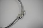 High Pressure Slim Steel Galvanized Pipe Clamp 80MM - 300MM Heavy Duty