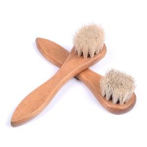 Wholesale Natural Horsehair Shoe Brush Polish Applicator For Oil Taking from china suppliers
