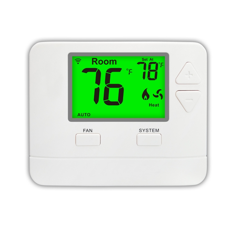 HVAC Heating WIFI LCD ABS Non Programmable Digital Home Thermostat 24V