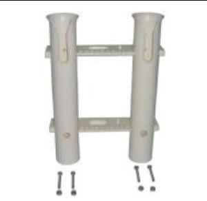Wholesale Durable White Boat Plastic Rod Holder 2 Tube Fishing Plastic Rod Holder Rack from china suppliers
