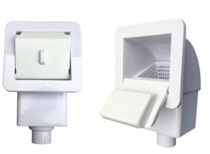 Wholesale White Smart 1.5&quot; Swimming Pool Wall Skimmer from china suppliers