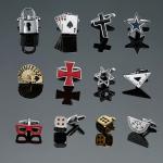 Monogram Custom Cufflinks Red Groomsmen Gifts Cufflinks For Men