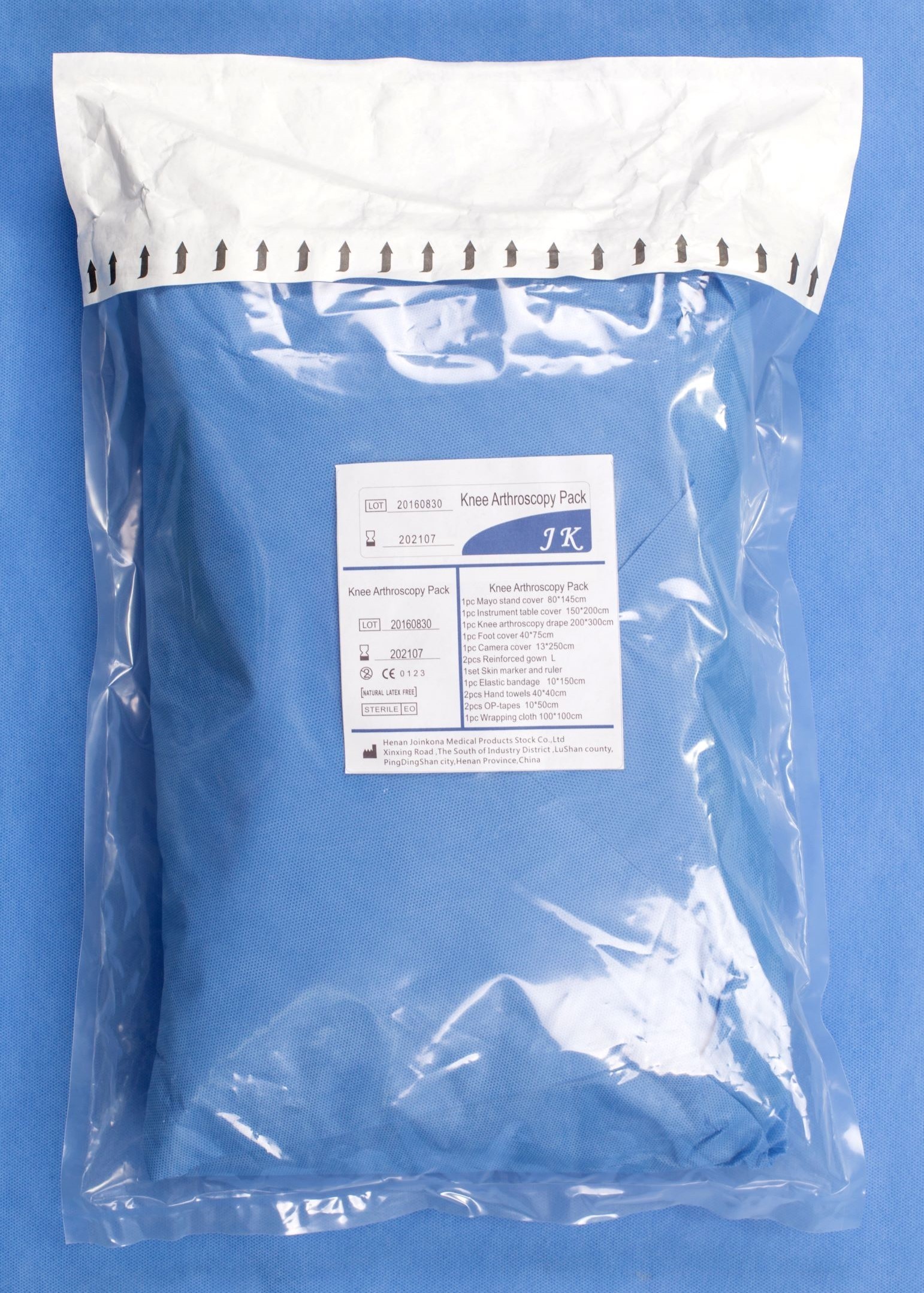 Disposable Sterile Surgical Knee Arthroscopy Pack CE Certificate