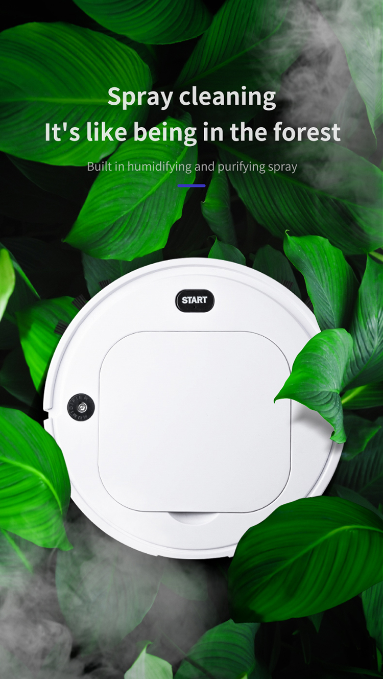 90Min 120m2 Robot Vacuum For Carpet Intelligent Home Appliances