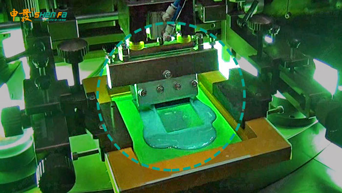Plane Automatic Screen Printing Machine For Foundation Box 380V