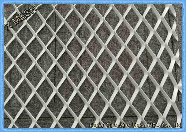 Flattened Expanded Metal Mesh AISI304 And AISI316 Stainless Steel Stretched