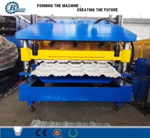 Wholesale Guiding Device Sheet Metal Roll Forming / Wall Roof Tile Machine from china suppliers