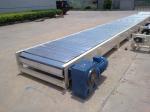 Electric Motor Incline PU Belt Conveyor for Fresh Fruit