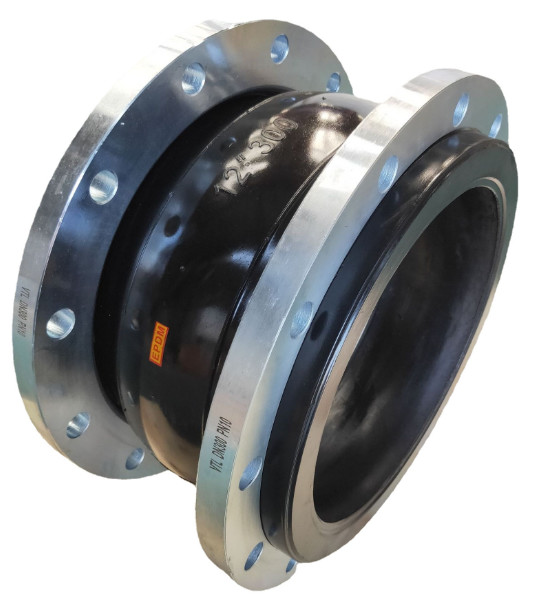 Dn150 Afa Flex Rubber Expansion Joint / Expansion Bellows Rubber Carbon Steel Galvanized