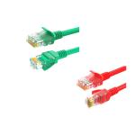Speed Ethernet Patch Cords UL Certified Cat6a Bare Copper 24AWG*2*4P 7/0.20mm