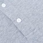 80% Cotton Simple Solid Color Letter Embroidered Short Sleeve Polo T-Shirt For
