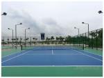 Outdoor Tennis Court Paint Rubber Flooring For Basketball , Volleyball ,