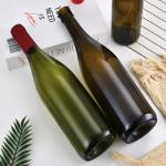 Super Flint Glass Material 750ml Clear Green Glass Champagne Bottle for Soda