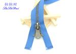 Silver Brass Teeth 25 Inch Metal Separating Zipper Customized For Sweater /